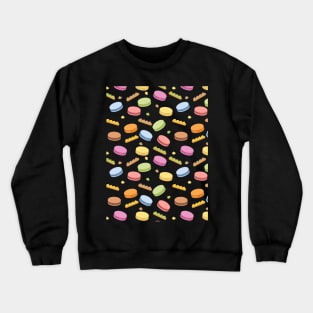 Colorful macaroon and eclair Crewneck Sweatshirt